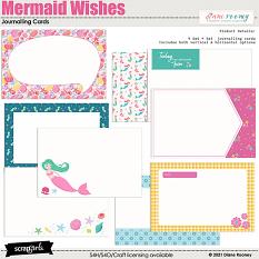 Mermaid Wishes Journalling Cards by Diane Rooney
