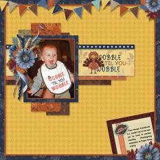 Layout using Giving Thanks by Adrienne Skelton Designs