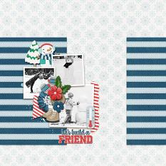 Layout created using the Value Pack: Build A Friend