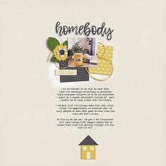 Layout created using the Value Pack: Homebody