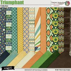 Triumphant Kit Papers Trixie Scraps Designs