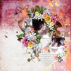 Layout using ScrapSimple Digital Layout Collection:Heart Of My Heart