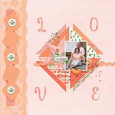 Layout using Flower Tulip Coral 