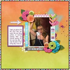 Layout created using the Be Bold Collection