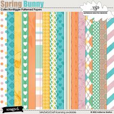 Spring Bunny Patterned Paper Pack
