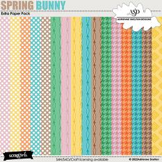 Spring Bunny Extra Paper Pack by Adrienne Skelton Designs