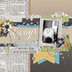 Layout created using Hole In My Heart Collection