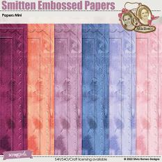 Smitten Embossed Papers by Silvia Romeo