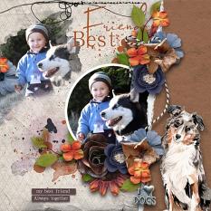Layout using ScrapSimple Digital Layout Collection:Friends Forever