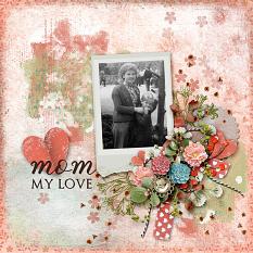 Layout using ScrapSimple Digital Layout Collection:Moms Make Memories