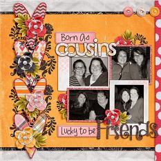Heart of a Friend Layout by Trixie Scraps