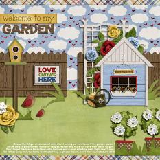 Love in the Garden Layout by Laina