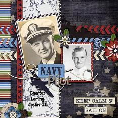 American Heroes Layout by Shellby