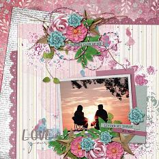 Layout using ScrapSimple Digital Layout Collection:Enjoy Yourself