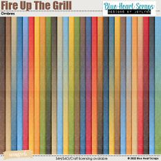Fire Up The Grill Ombre Paper Pack