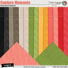 Capture Moments Cardstock by Trixie Scraps