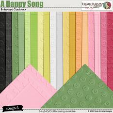 A Happy Song Cardstock by Trixie Scraps