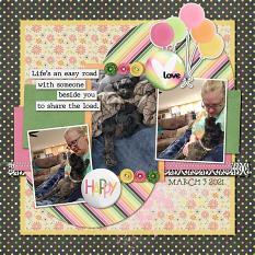 A Happy Song Layout by Theresa