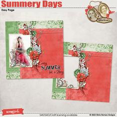 Summery Days Easy Page by Silvia Romeo