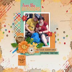 Layout created using Get Your Scrap On Template Pack