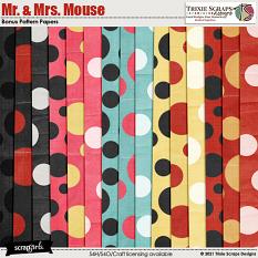 Mr. & Mrs. Mouse Bonus Papers by Trixie Scraps