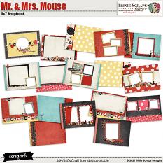 Mr. & Mrs. Mouse Bragbook by Trixie Scraps