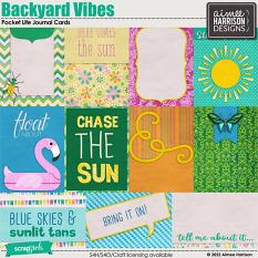 Backyard Vibes Journal Cards