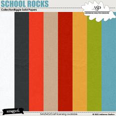 School Rocks by Adrienne Skelton Designs Solid Papers