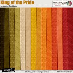 King of the Pride Cardstock by Trixie Scraps