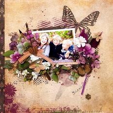 Layout using ScrapSimple Digital Layout Collection:Autumn Things