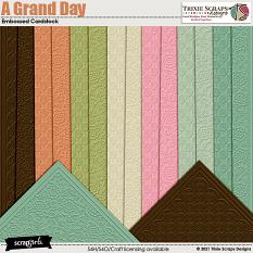 A Grand Day Cardstock by Trixie Scraps