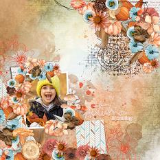 Layout using ScrapSimple Digital Layout Collection:Golden Days