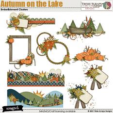 Autumn on the Lake Clusters by Trixie Scraps