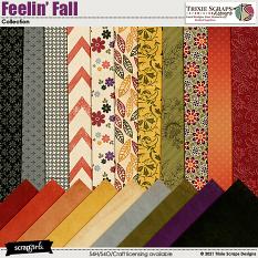 Feelin' Fall Kit Papers by Trixie Scraps