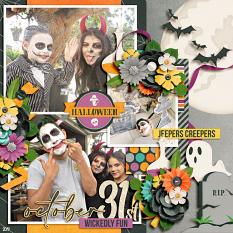 Layout created using Be Spooky Collection