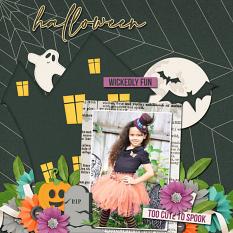 Layout created using Be Spooky Collection