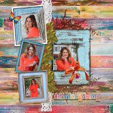 Layout by Laura Dulle using Autumn Skies Collection by DRB Designs @ ScrapGirls.com