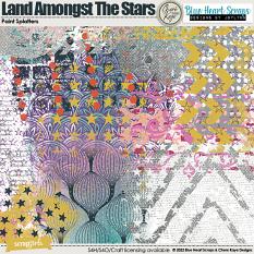 Land Amongst The Stars Paint Splatters
