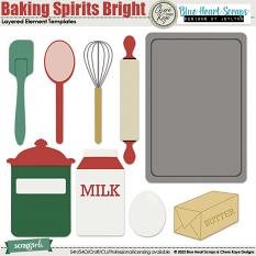 Baking Spirits Bright CU Layered Templates 1 