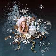 Layout using ScrapSimple Digital Layout Collection:Silent Night