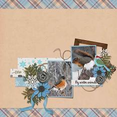 Layout created with Rustic Christmas Collection