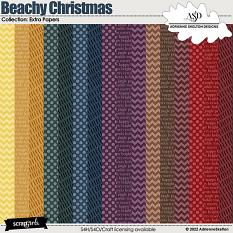 Beachy Christmas Extra Papers by Adrienne Skelton Designs