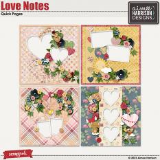 Love Notes Quick Pages