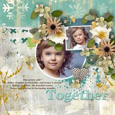Layout using ScrapSimple Digital Layout Collection:All For You