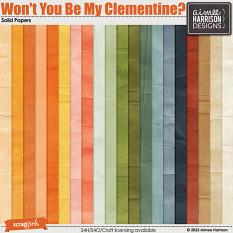 Won't You Be My Clementine? Solid Papers