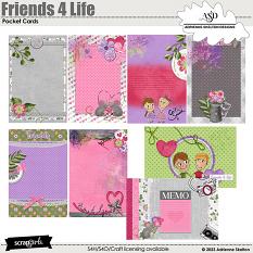 Friends 4 Life-Pocket Cards by Adrienne Skelton Designs