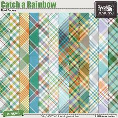 Catch a Rainbow Plaid Papers