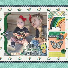Layout created using Value Pack: Happy Go Lucky