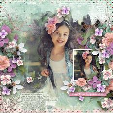 Layout using ScrapSimple Digital Layout Collection:A Special Time In Spring