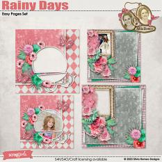 Rainy Days Easy Pages Set by Silvia Romeo
